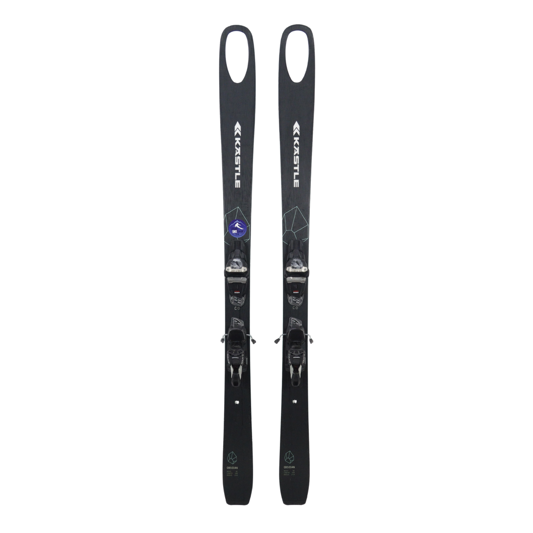 Kastle Obsidian 92 169cm Skis + Marker Squire 11 Bindings | 2027 USED USED SKIS Kastle
