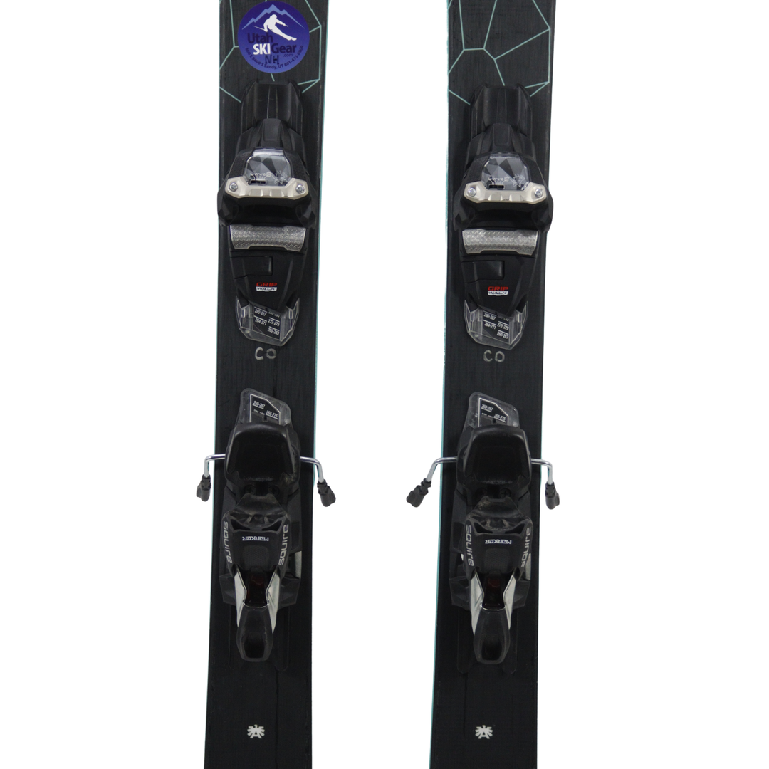 Kastle Obsidian 92 169cm Skis + Marker Squire 11 Bindings | 2027 USED USED SKIS Kastle