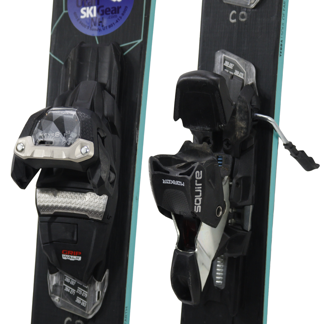 Kastle Obsidian 92 169cm Skis + Marker Squire 11 Bindings | 2027 USED USED SKIS Kastle