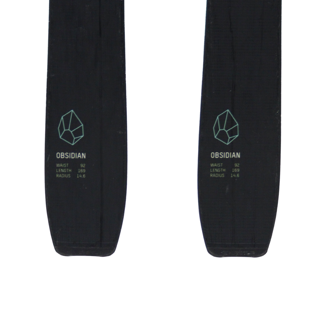 Kastle Obsidian 92 169cm Skis + Marker Squire 11 Bindings | 2027 USED USED SKIS Kastle