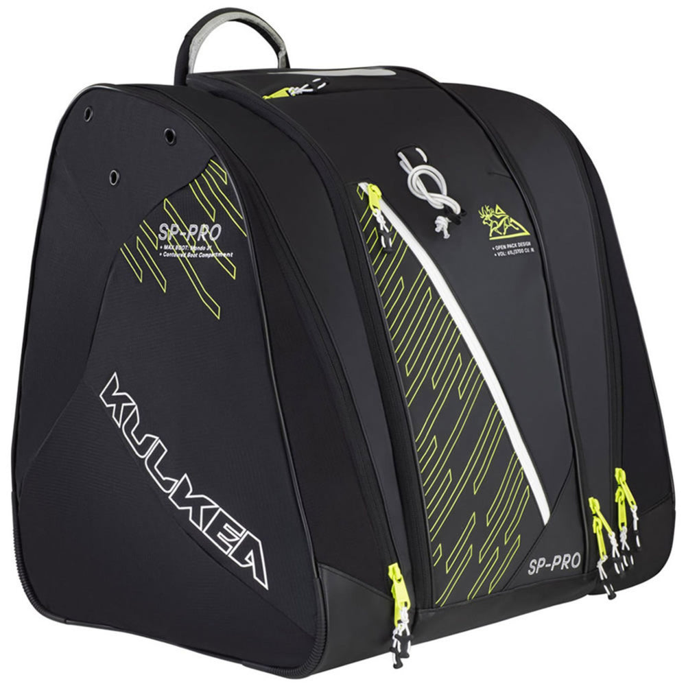 Kulkea SP Pro Ski Boot Backpack - 61L BAGS Kulkea Black-Lime Discontinued