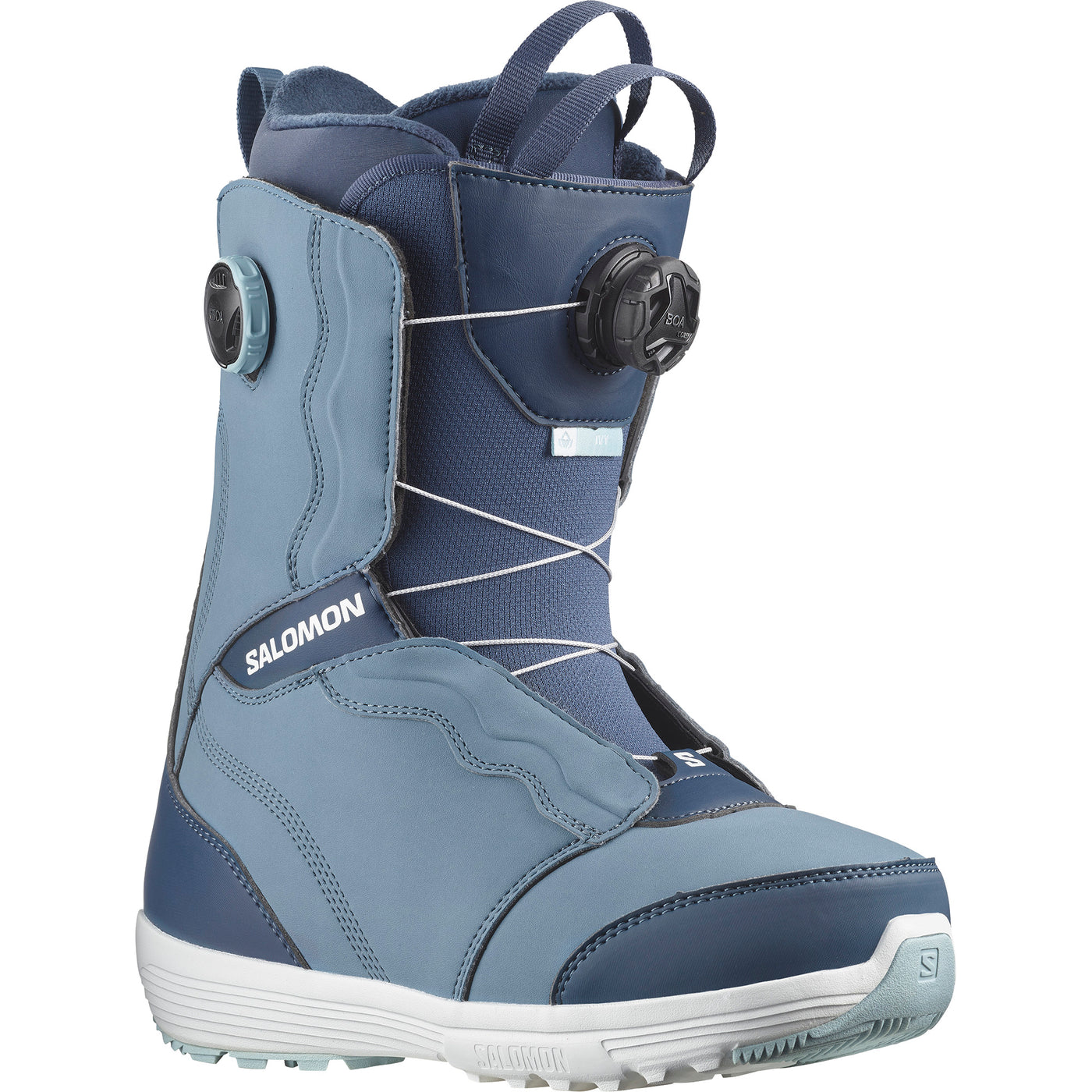 Salomon Ivy Boa SJ Womens Snowboard Boots SNOWBOARD BOOTS Salomon Copen Blue/Sargasso Sea/Sterling Blue 23 