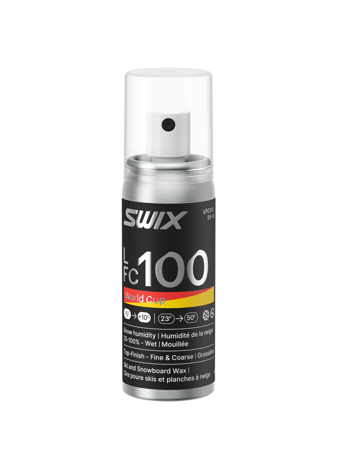Swix LFC100 World Cup Liquid Fine/Course Wet 50ml | USA SKI & SNOWBOARD WAX Swix