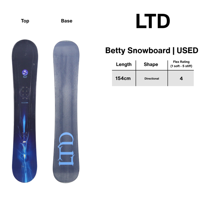 LTD Betty 154cm - USED SNOWBOARDS LTD