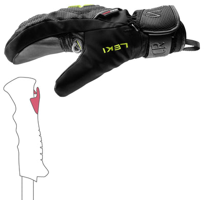Leki WCR C-Tech 3D Junior Mitt 2025 APPAREL Leki   