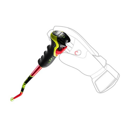 Leki WCR Super G/DH 3D Ski Racing Poles 2025 - OPEN BOX RETURN SKI POLES Leki
