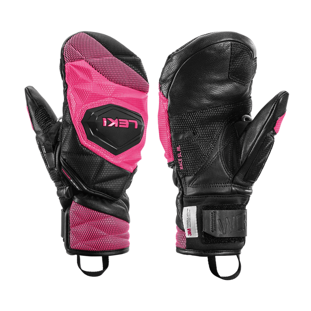 Leki WCR Venom 3D Junior Mitt 2026 APPAREL Leki black-pink S (5)