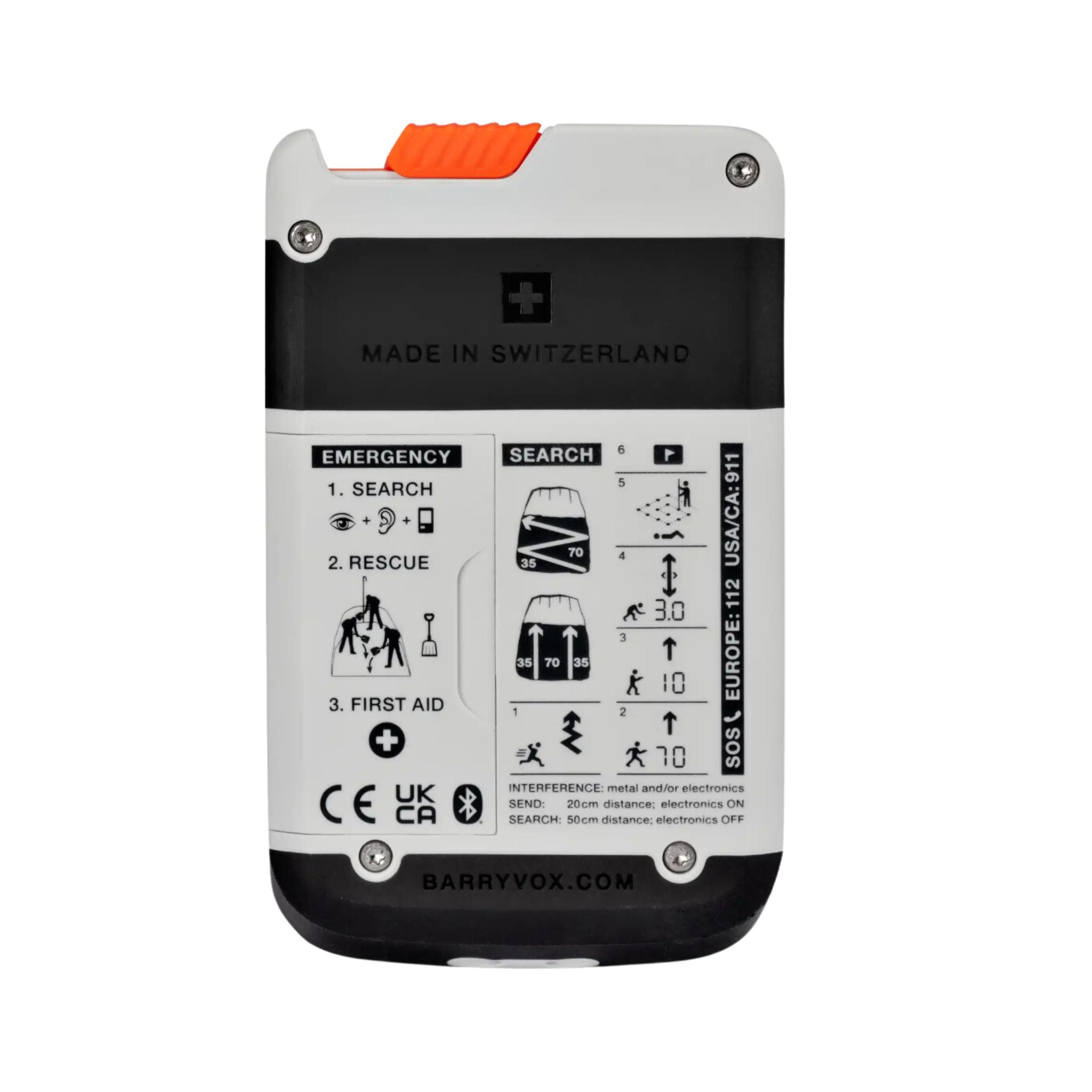 Mammut Barryvox 2 Avalanche Transceiver | 70m Range, Auto-Revert
