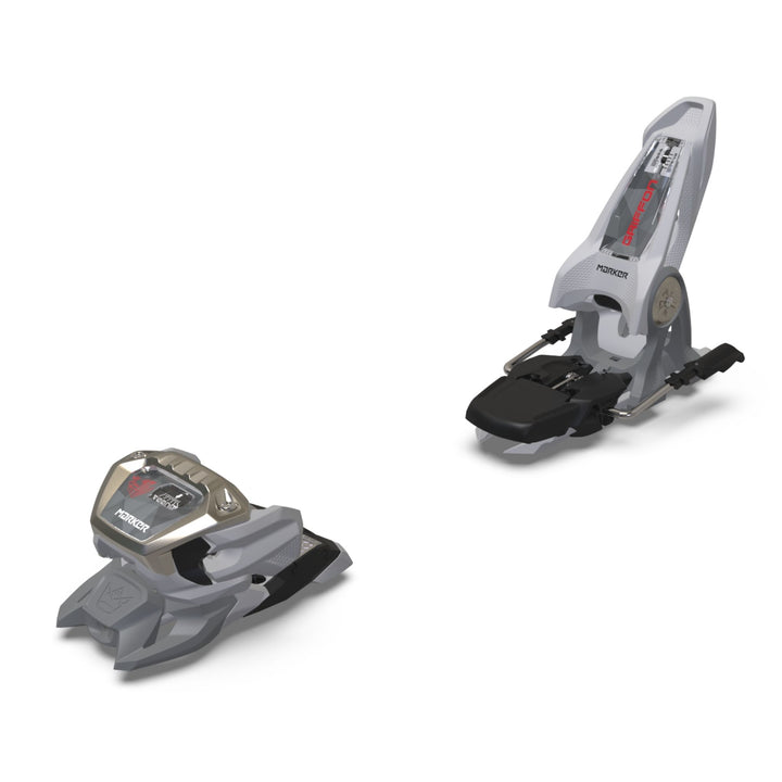 Marker Griffon 13 ID All Mountain Freeride Alpine Ski Bindings | 2025 SKI BINDINGS Marker Gray / Silver 100mm