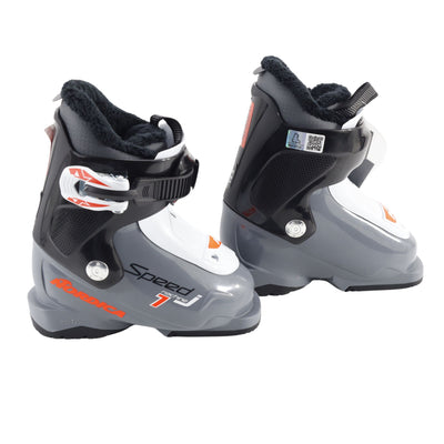Nordica SpeedMachine J1R Ski Boots SKI BOOTS Nordica Anthracite/Black/Red  