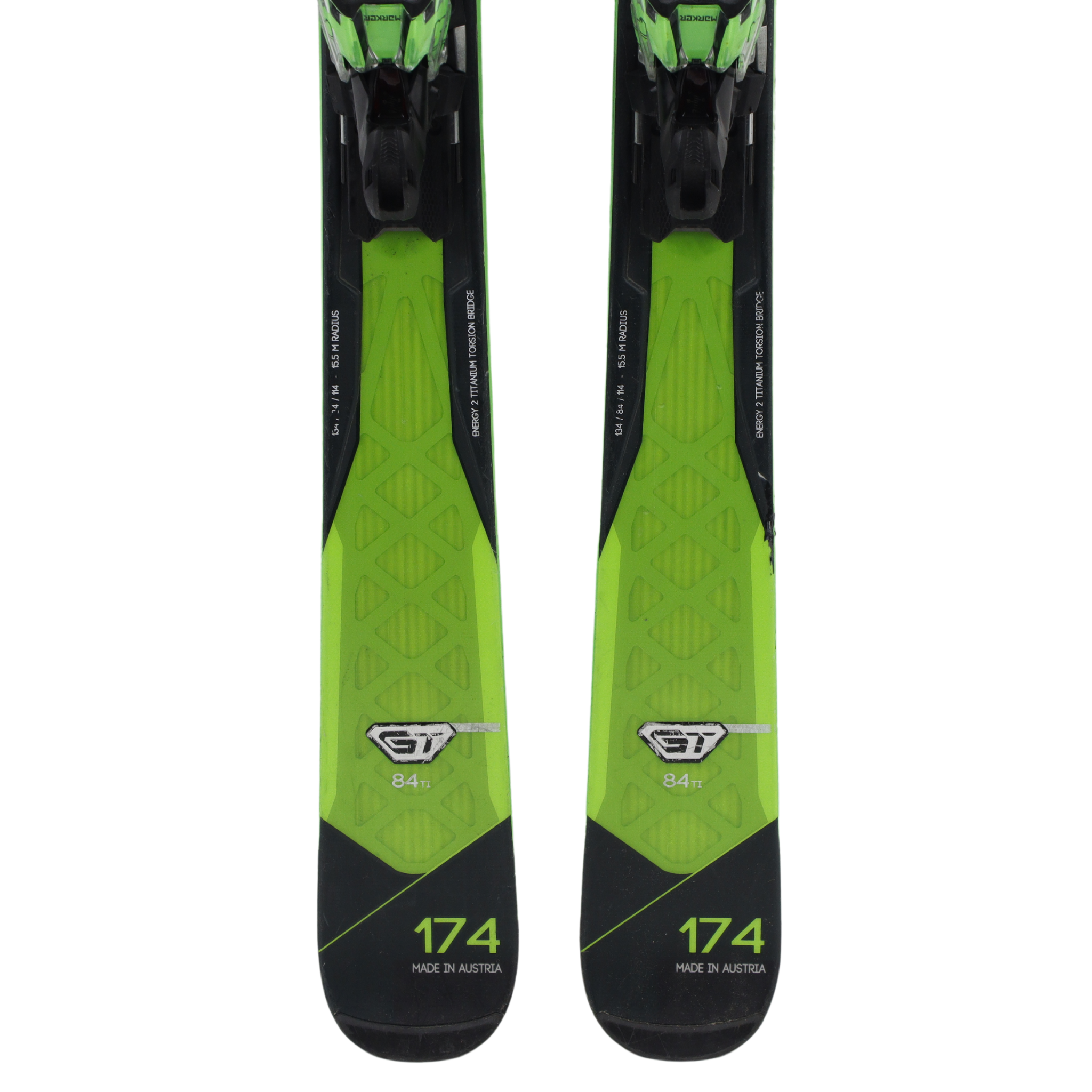 Nordica GT 84 Ti Skis + Marker X-Cell 12 Demo Bindings - USED USED SKIS Nordica