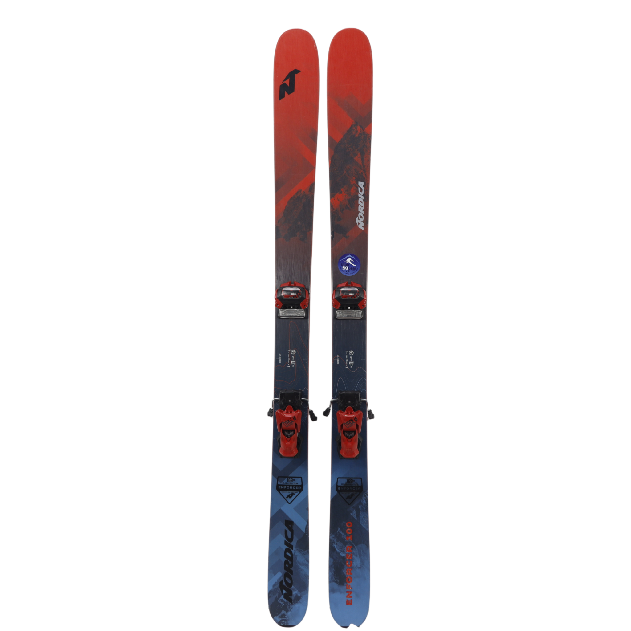 Nordica Enforcer 100 179cm 2020 Skis + Tyrolia Attack 13 binding - Used SKIS Nordica