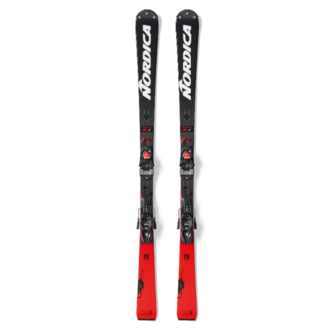 Nordica Dobermann SLJ Skis + Plate 2024 SKIS Nordica 128cm