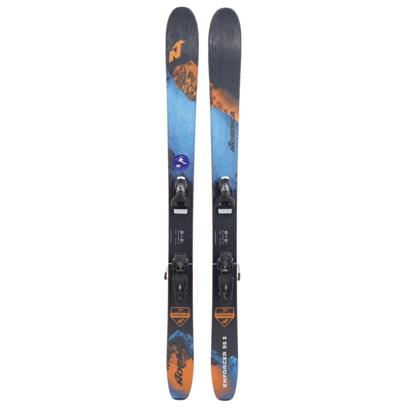 Nordica Enforcer 95 S 150cm 2021 Junior Ski + Look NX7 Bindings – Used SKIS Nordica 150cm  