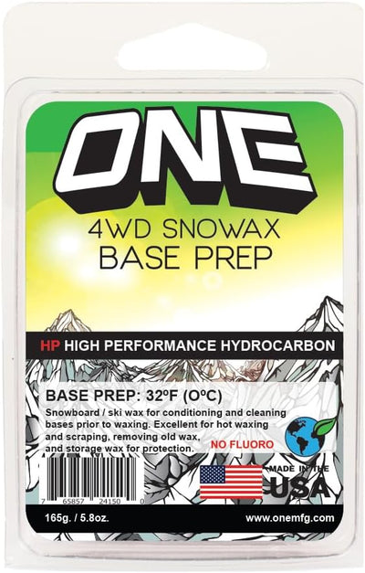One MFG 165g 4WD Base Prep Wax SKI & SNOWBOARD WAX OneBall