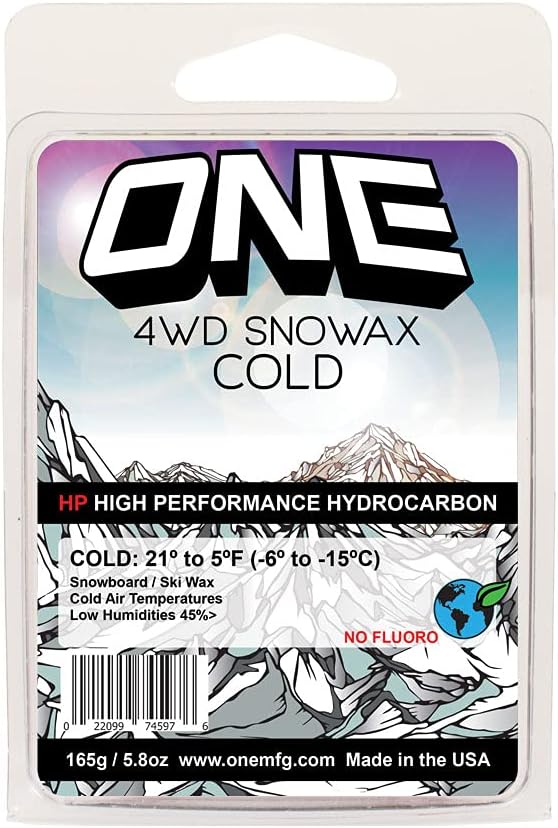 One MFG 4WD Snowax Cold - 165g SKI & SNOWBOARD WAX OneBall