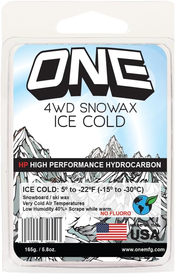 One MFG 4WD Snowax Ice - 165g - W4I SKI & SNOWBOARD WAX OneBall