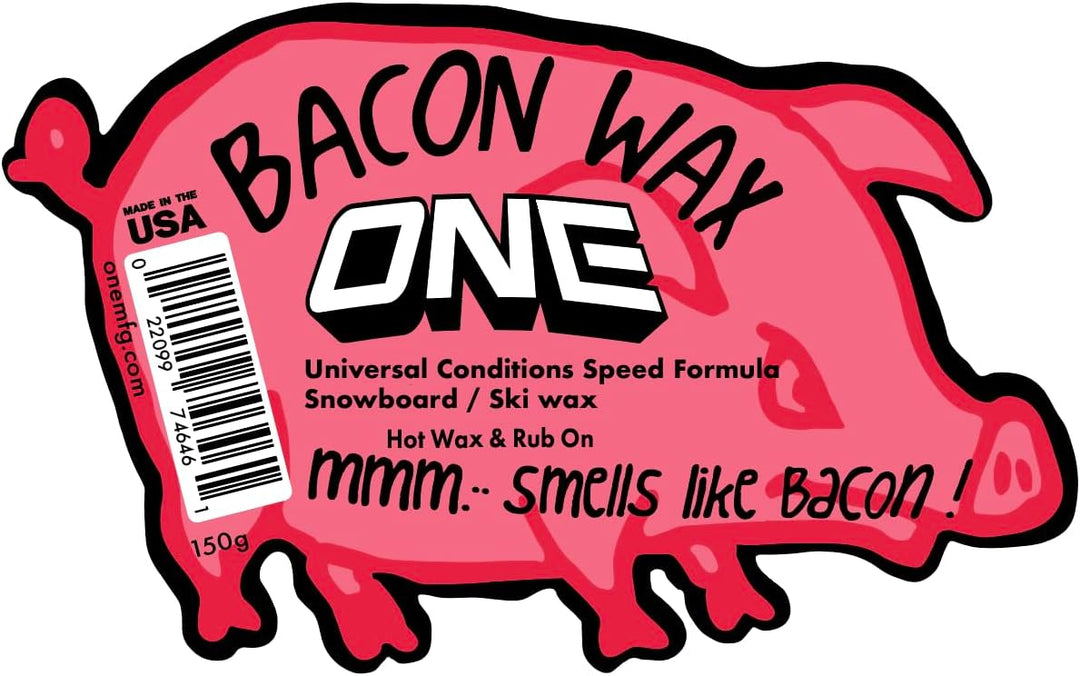 One MFG Bacon Wax - 150g SKI & SNOWBOARD WAX OneBall