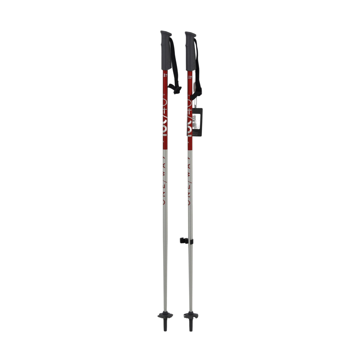 One Way XTR Junior Ski Poles SKI POLES One Way Silver 100
