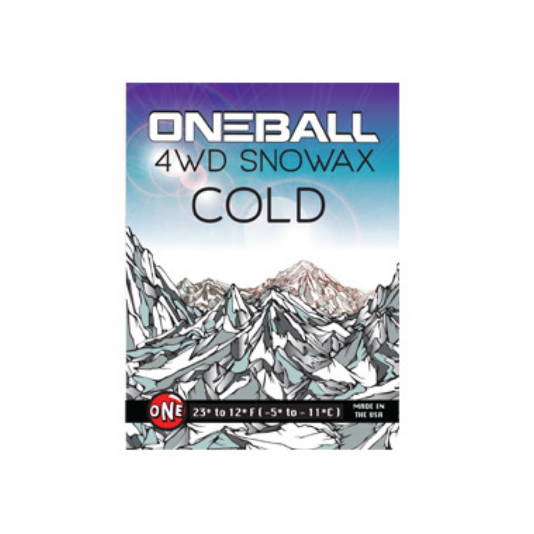 One MFG 4WD Snowax Cold - 60g SKI & SNOWBOARD WAX OneBall   
