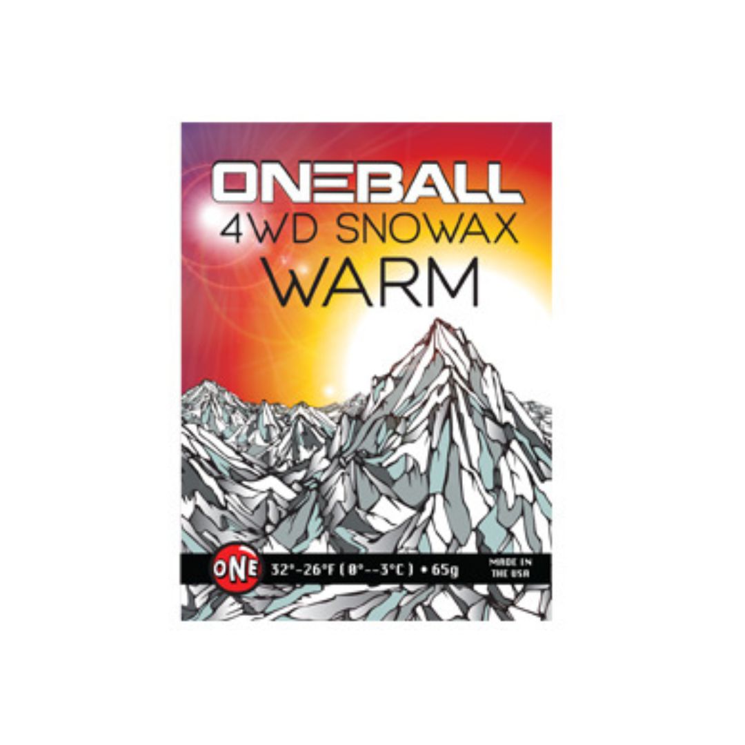 One MFG 4WD Snowax Warm - 65g SKI & SNOWBOARD WAX OneBall   