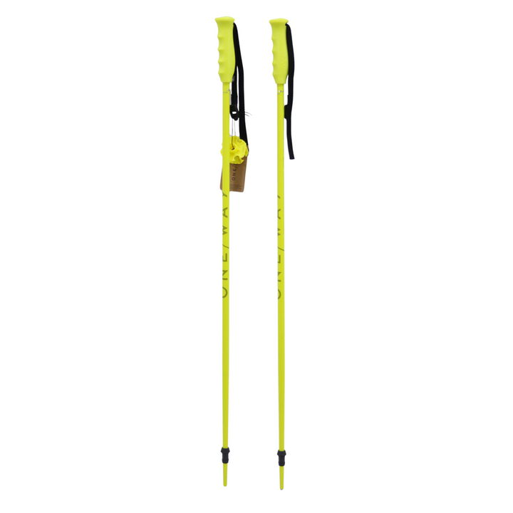 One/Way JR Ski Poles - 95cm | 2027 [Open Box Return] SKI POLES One Way Neon Yellow