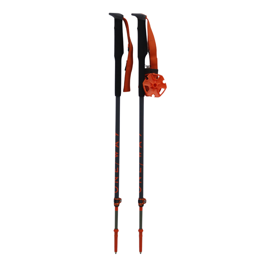 One/Way TR Carbon Vario Ski Pole | 2027 [Open Box Return] SKI POLES One Way 110 - 145cm