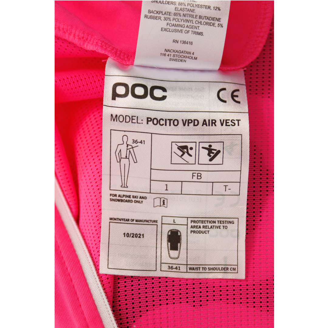 POC POCito VPD Air Vest Large | Open Box Return PROTECTIVE GEAR POC