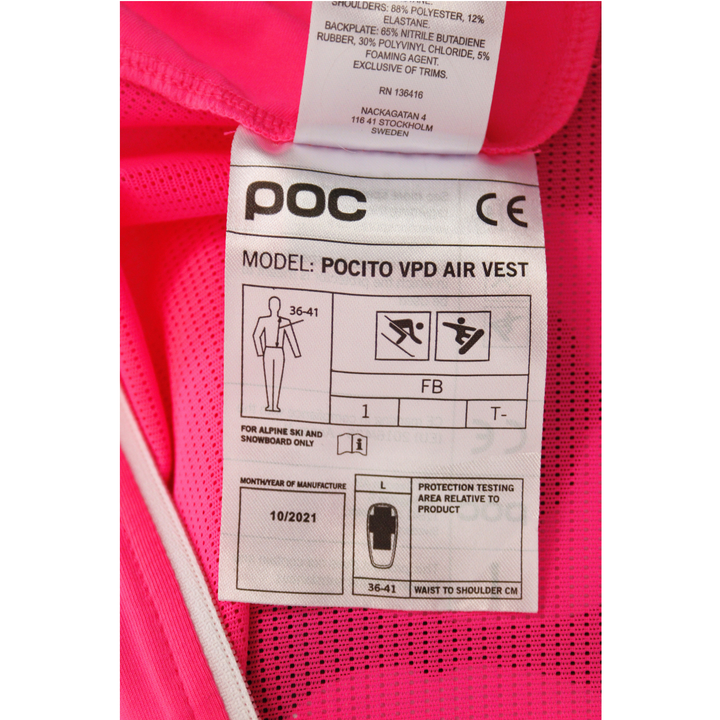 POC POCito VPD Air Vest Large | Open Box Return PROTECTIVE GEAR POC