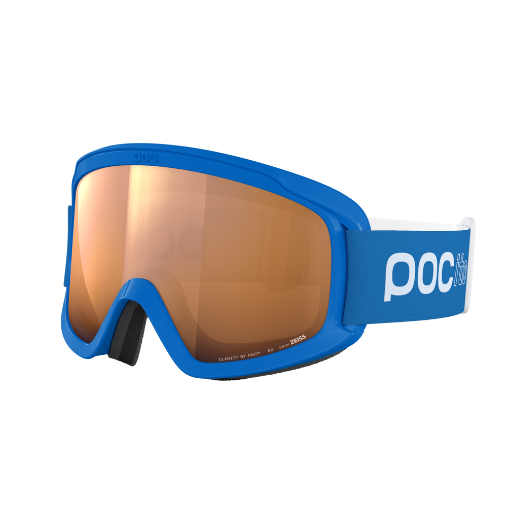 POC Pocito Opsin 2026 GOGGLES POC fluorescent blue/partly sunny light orange
