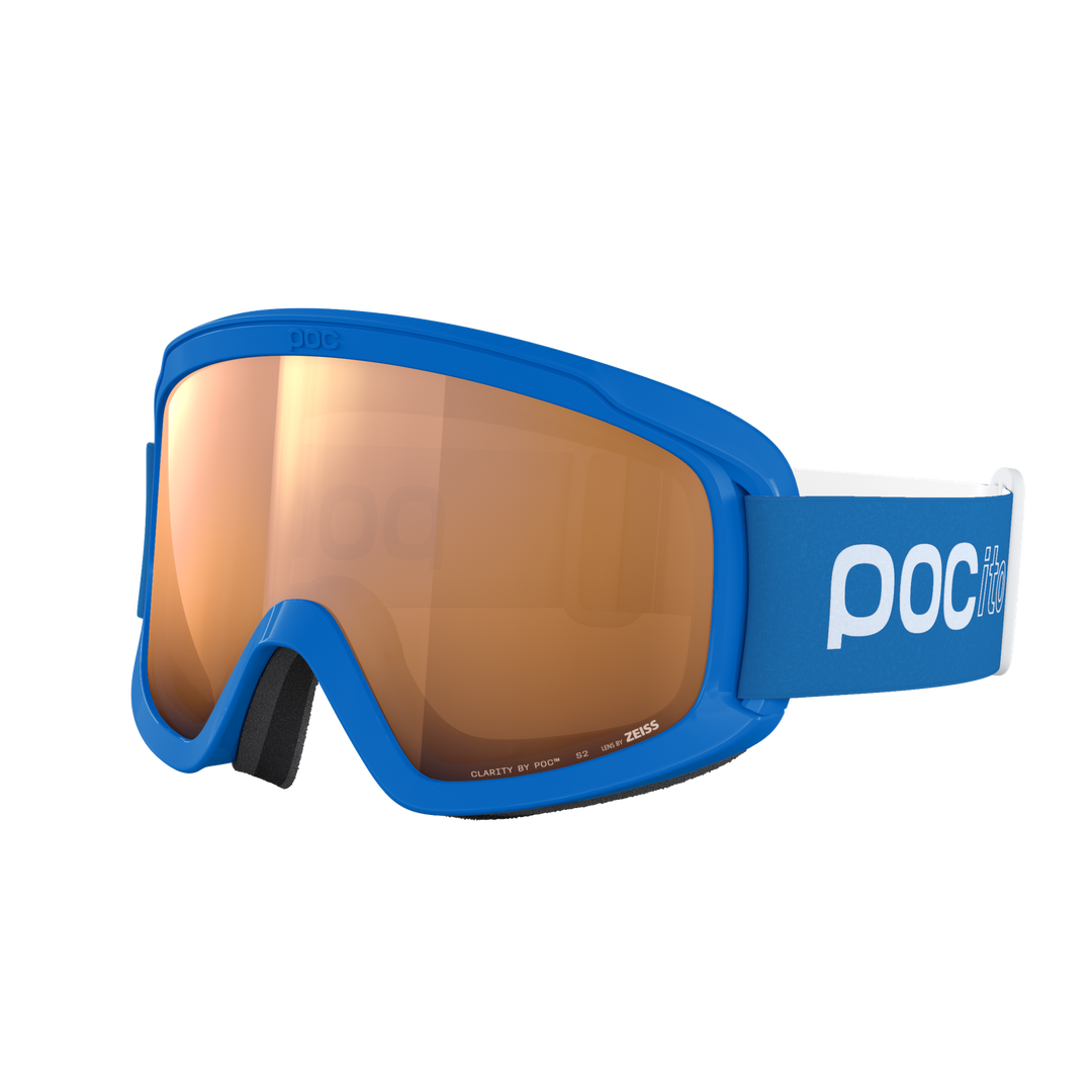 POC Pocito Opsin 2026 GOGGLES POC fluorescent blue/partly sunny light orange