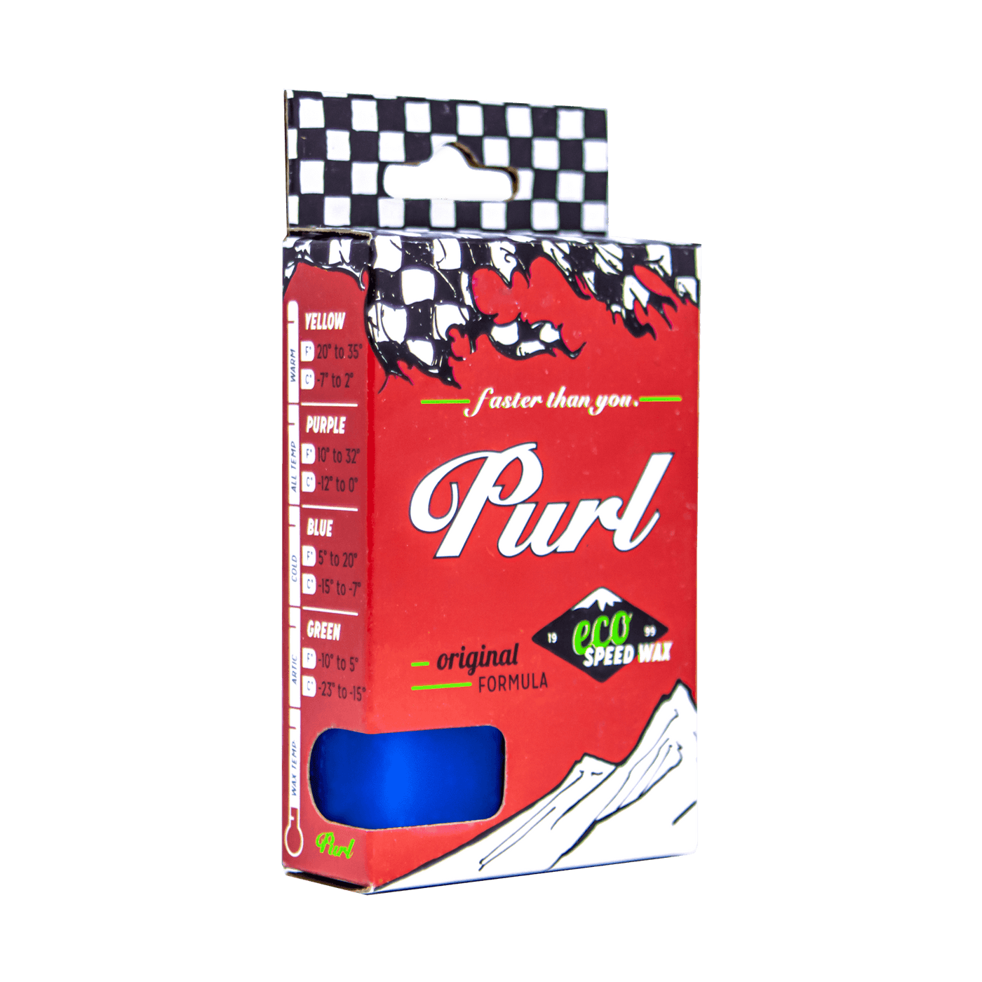 Purl Blue Cold Wax - 68g SKI & SNOWBOARD WAX Purl   