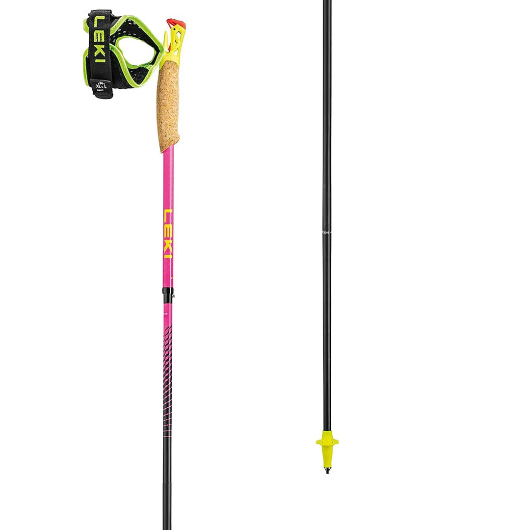 Leki Crosstrail FX Superlite Compact Carbon Trekking Poles SKI POLES Leki Pink