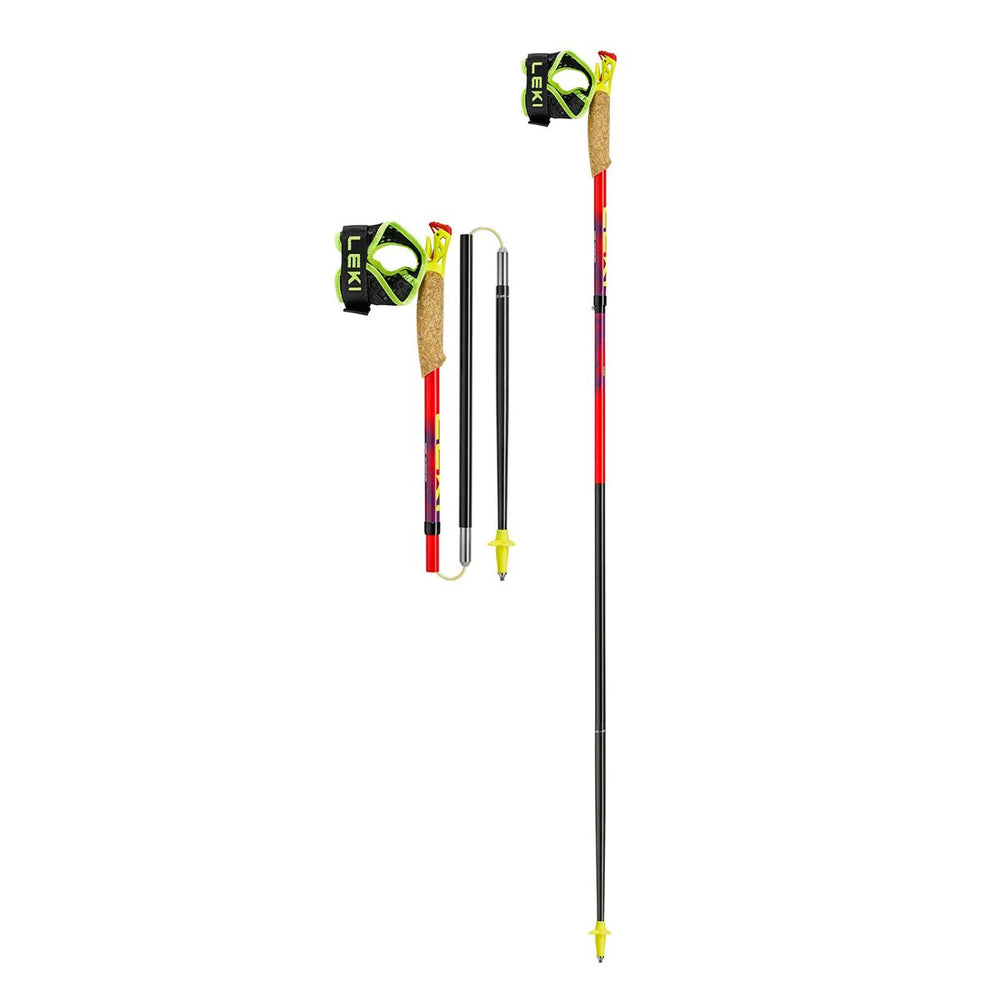 Leki Crosstrail FX Superlite Compact Carbon Trekking Poles SKI POLES Leki