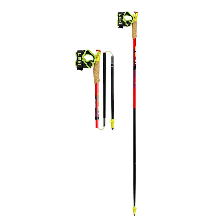 Leki Crosstrail FX Superlite Compact Carbon Trekking Poles SKI POLES Leki
