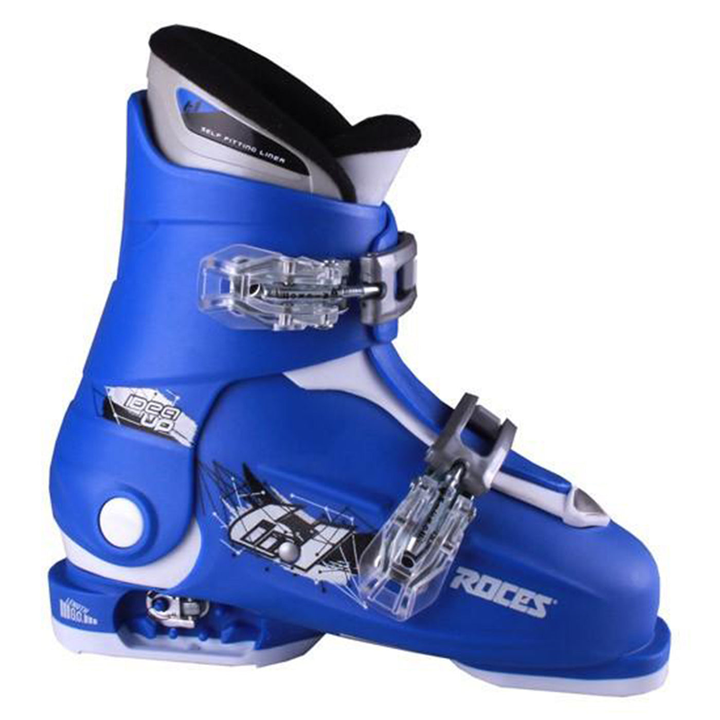 Roces IDEA Up Adjustable Youth Ski Boots | Size 19.0 - 22.0 MP - (OPEN BOX RETURN) SKI BOOTS Roces Blue/White  
