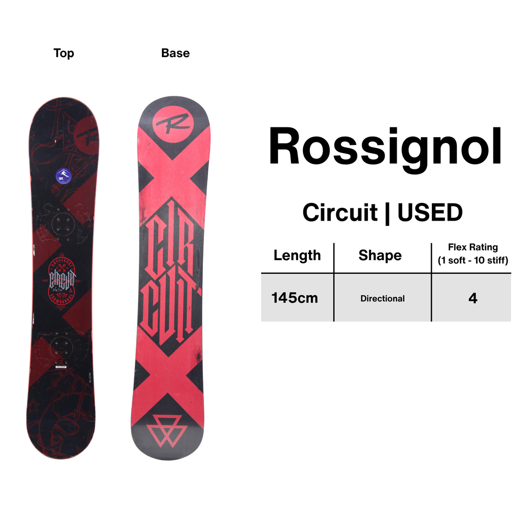 Rossignol Circuit 145cm - USED SNOWBOARDS Rossignol
