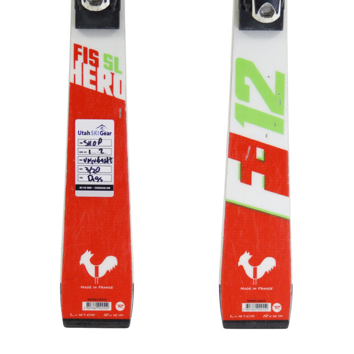 Rossignol FIS HERO SL 157cm + Look SPX 12 | 2018 USED USED SKIS Rossignol