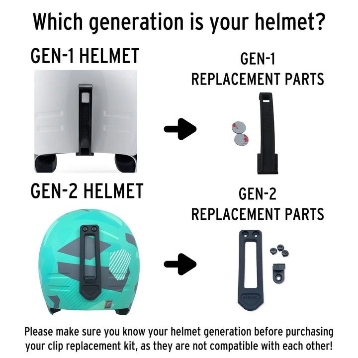 SHRED Basher Goggle Clip Kit ACCESSORIES SHRED