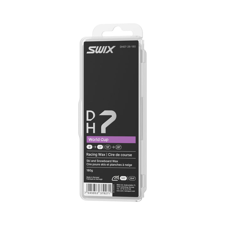 Swix DH World Cup Racing Wax 2027 | Early Release SKI & SNOWBOARD WAX Swix DH7 WC