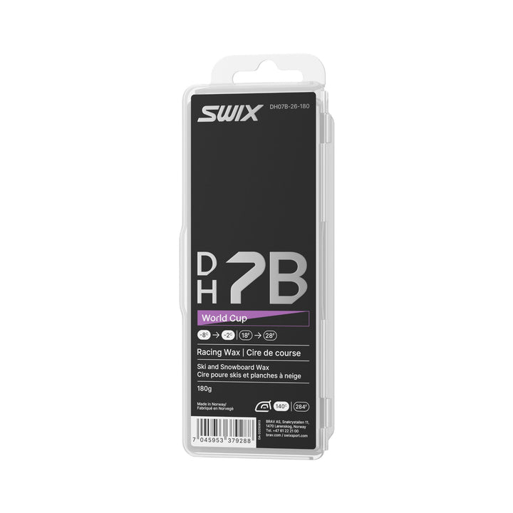 Swix DH World Cup Racing Wax 2027 | Early Release SKI & SNOWBOARD WAX Swix DH7 Black WC
