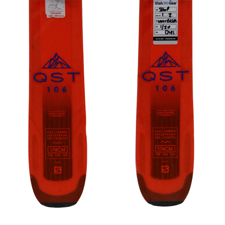 Salomon QST 106 + Guardian 13 Binding | 174cm - USED SKIS Salomon