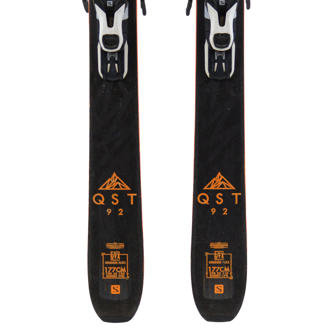 Salomon QST 92 + Warden 11 Bindings - USED 177cm SKIS Utah Ski Gear