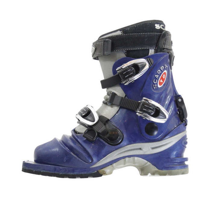 Scarpa T2 Telemark Boot (Red Circle Logo) | USED USED SKI BOOTS Scarpa Dark Blue 24.5