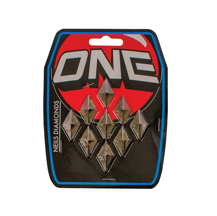 One MFG Neils Diamonds Snowboard Traction STOMP PADS OneBall Chrome