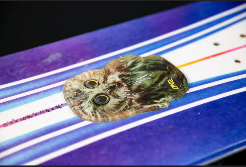 One MFG Owl 5x4in Snowboard Traction STOMP PADS OneBall   
