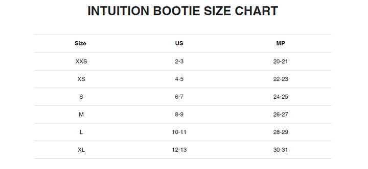 Intuition Liners Bootie | 2024 APPAREL SVST   