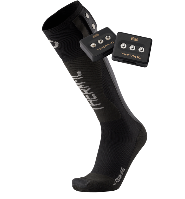 Thermi-ic Bundle - Heated ski socks Heat Fusion Uni One + Spack 2400