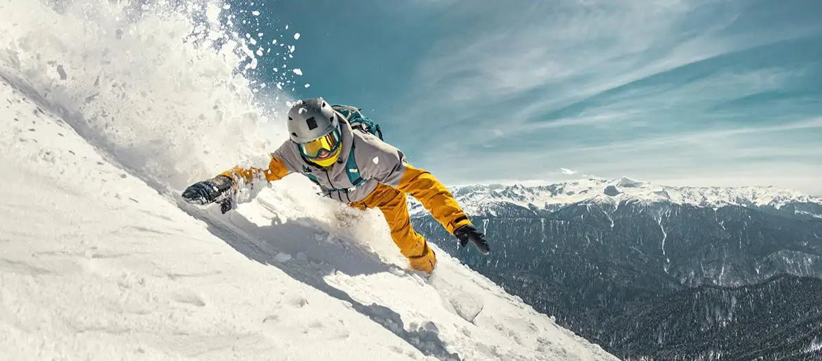 Snowboarder In Salt Lake City Utah