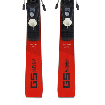Stockli 2023 Laser GS FIS Junior 144cm + Elan EL 7.5 GW CA Bindings - USED SKIS Stockli   